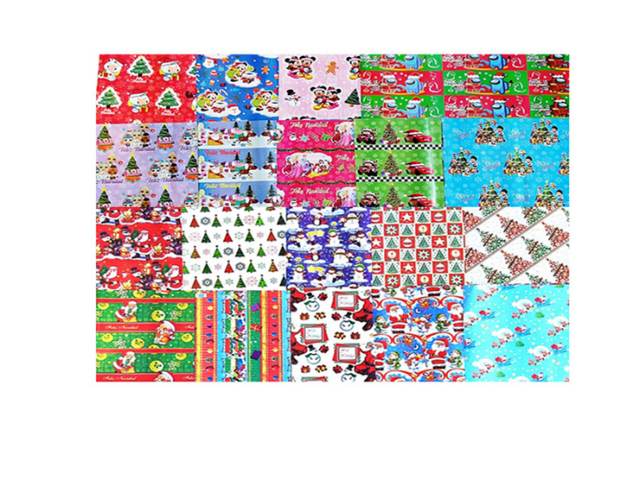 [3845-adulto] PAPEL  REGALO NAVIDAD COUCHE 65X90 (adulto)