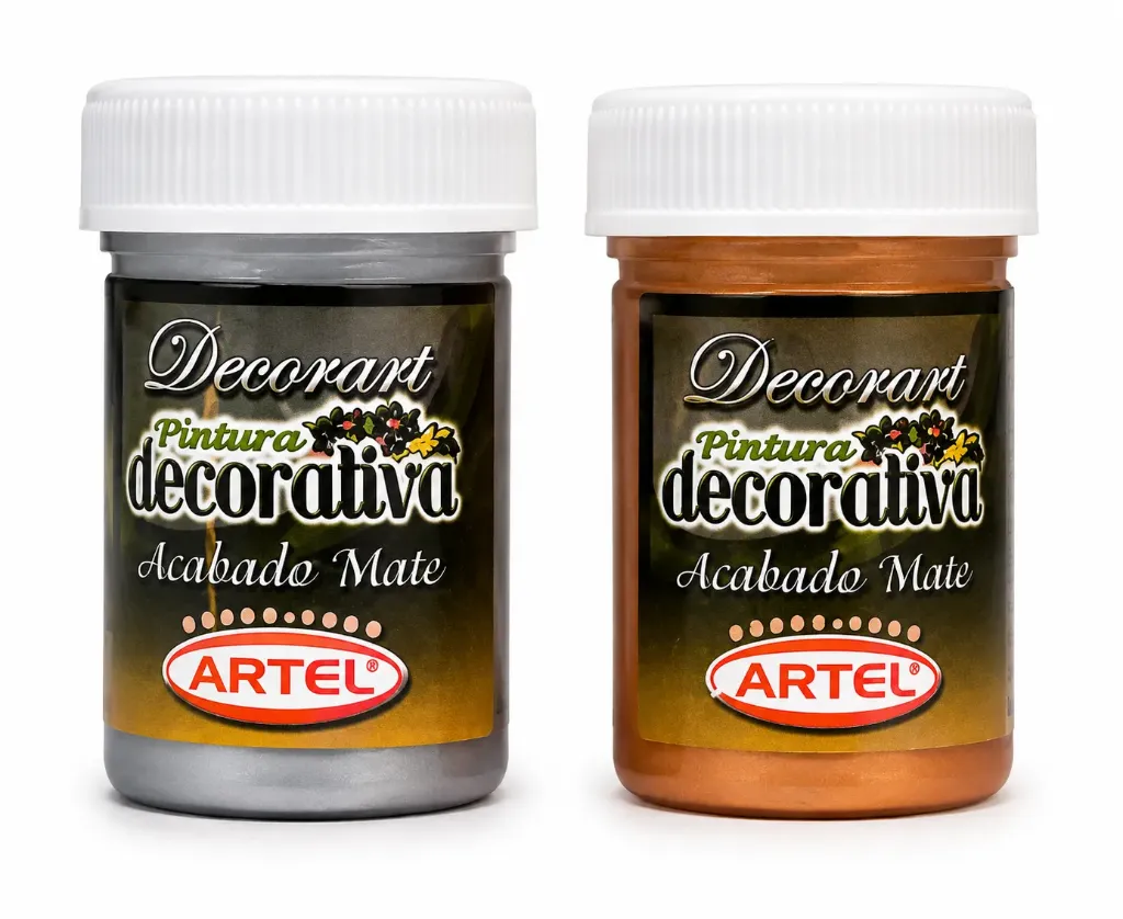 MANUALIDADES PINTURA ARTEL DECORART 28ML ORO 90-PLATA90