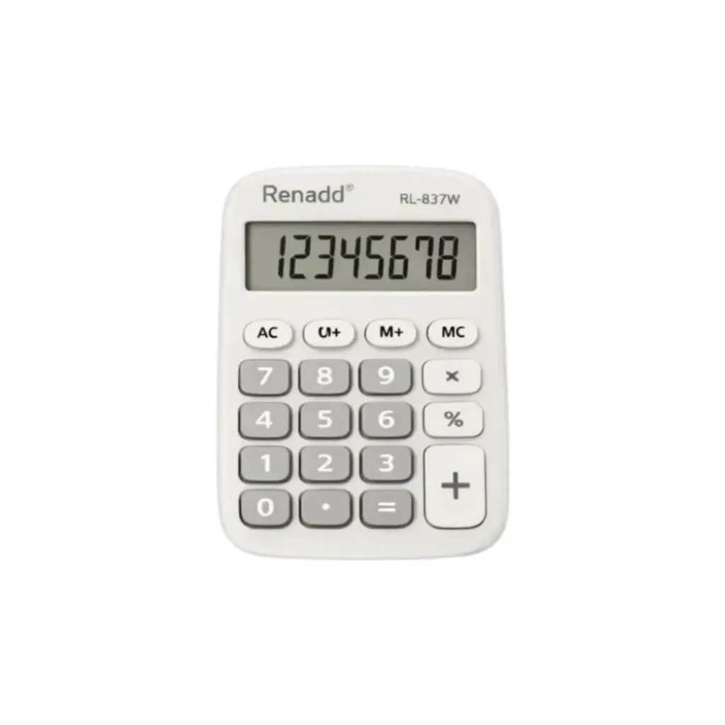 Calculador escrit colores 12 díg - Finger / AA1624-5-6-7