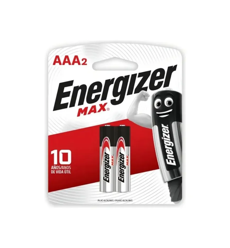 Pilas max AA 2 unidades 1.5VOLT - Energizer