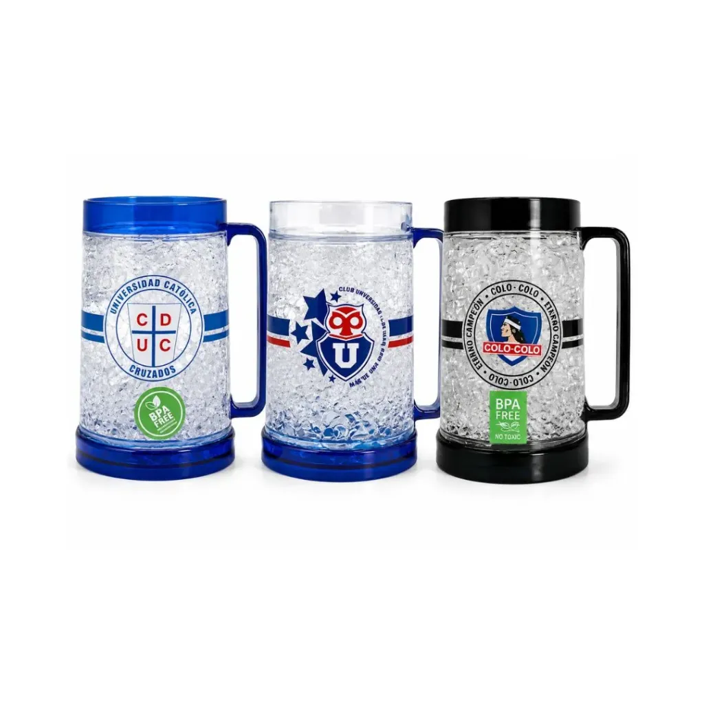 Equipos schopero fútbol frozen 600ml - Titanio