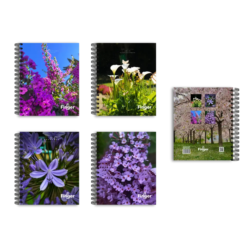 Cuaderno universitario 7mm 100hjs - Finger