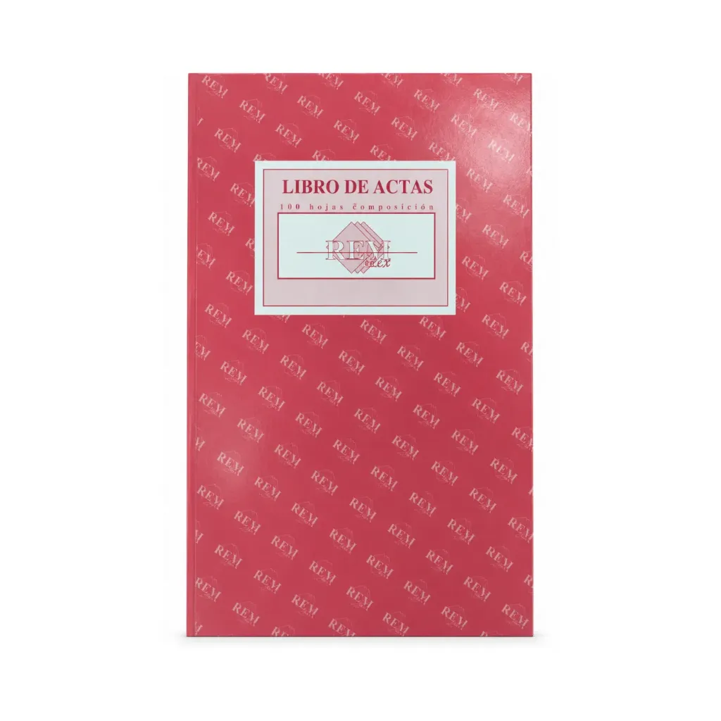Libro actas 100 hojas compos - Rem