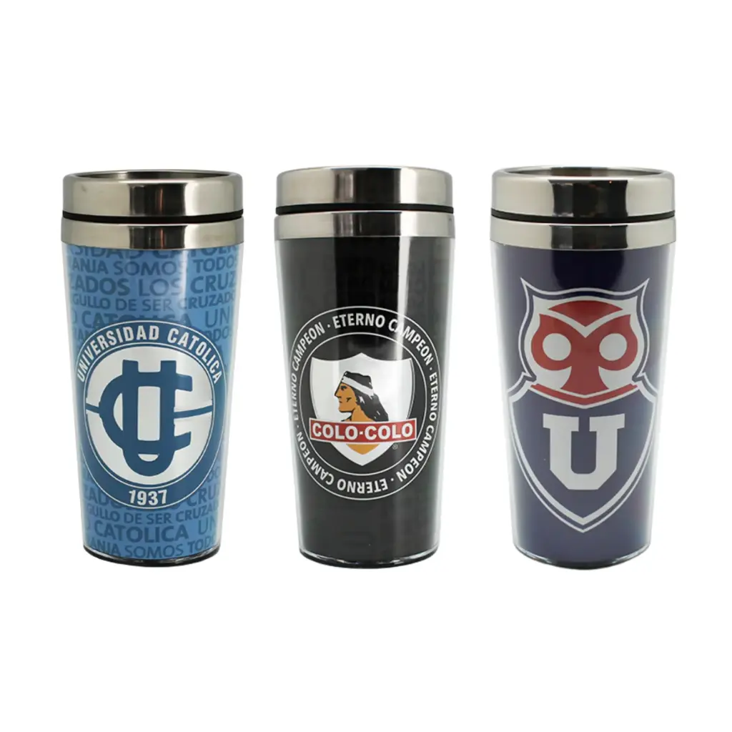 EQUIPOS  FUTBOL TERMICO MUG - Titanio