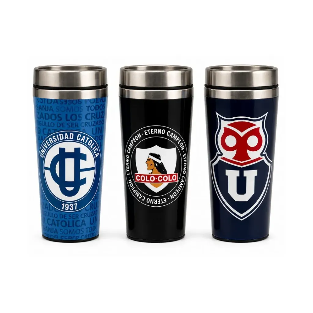 Equipos fútbol mug térmico - Titanio