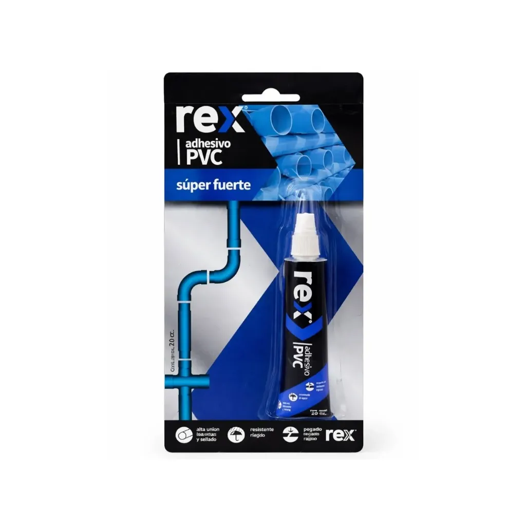[5303] Adhesivo PVC súper fuerte 20cc - Rex / 30325