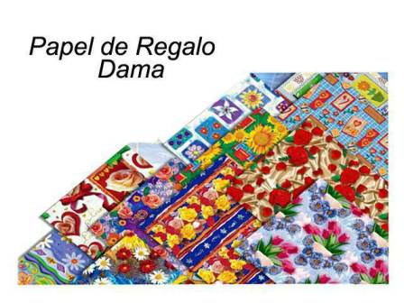 [337-niña] PAPEL  REGALO PARED 70X90 4 COL T/OCASIÓN (niña)