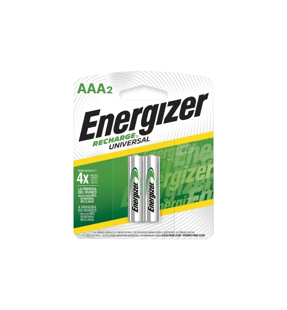 [5230] Pilas recharge universal AAA 1.2 volt 700 mAh - Energizer