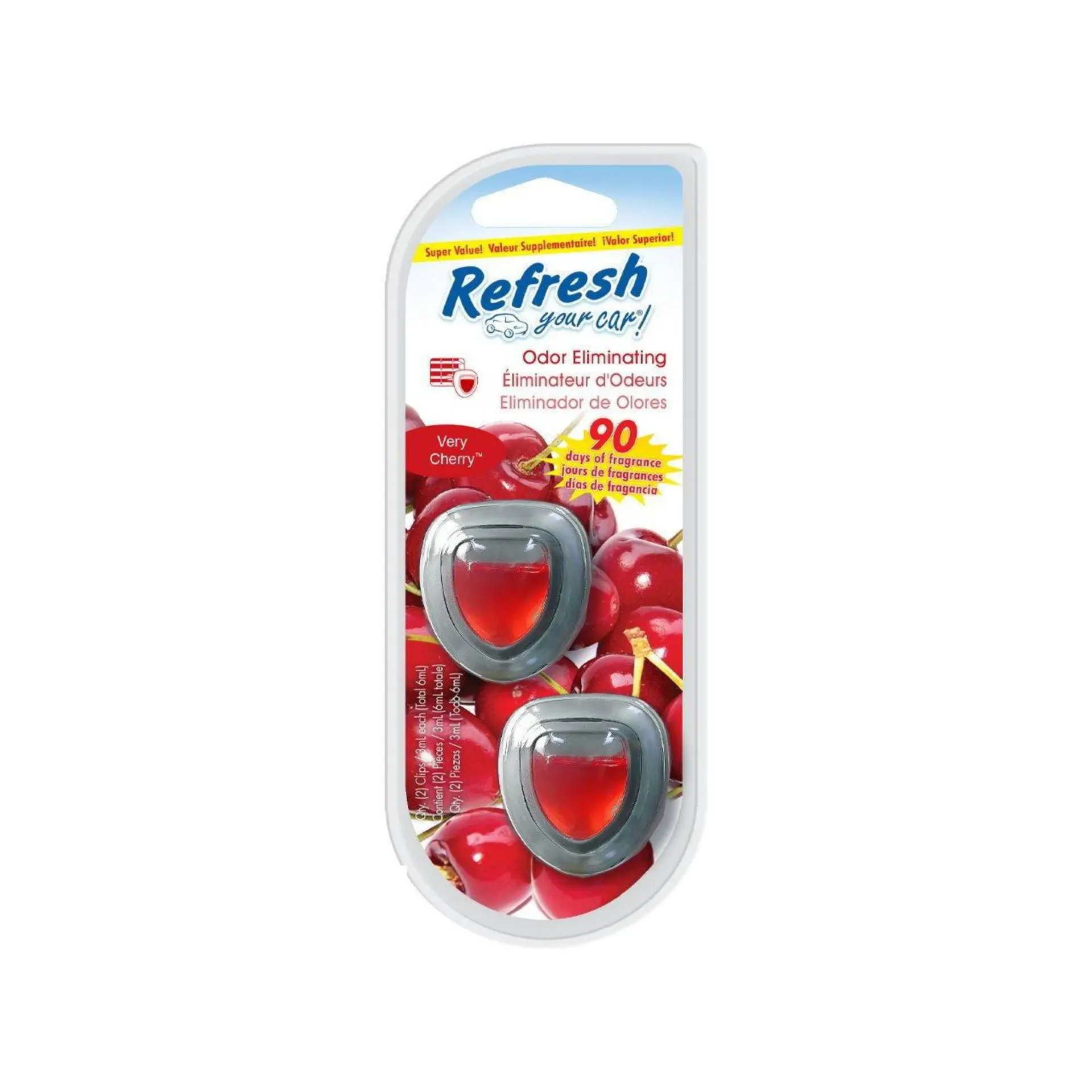 [4756-very cherry] Aroma pack x2 eliminador de olor - Refresh (Very Cherry)