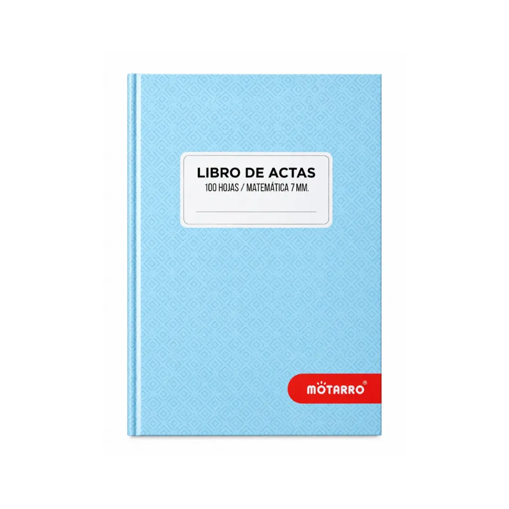Libro actas emp. 100 hjs matemática 251156 - Motarro