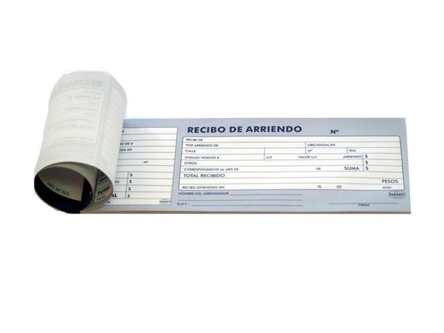 [5235] Talonario Recibo Arriendo 50Hjs bca-Motarro