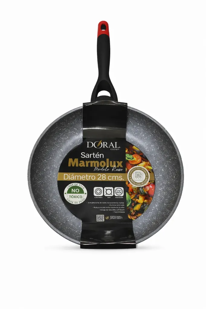 [5236] Sarten marmolux gris 28 cm - Doral