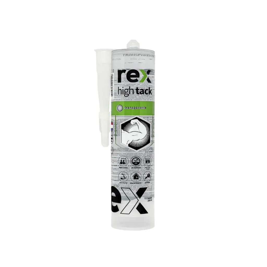 Silicona High Tack 290ml transparente - Rex / 30215