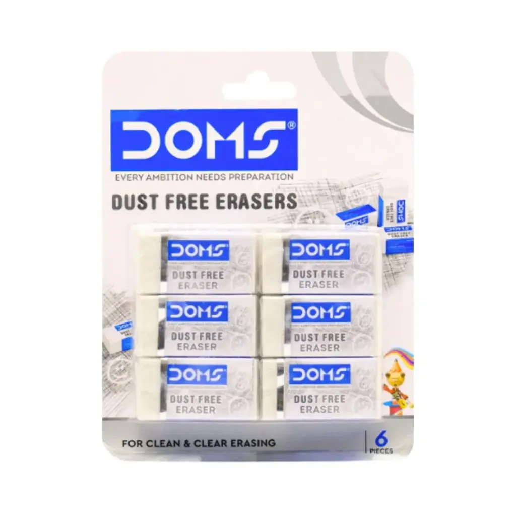 [kit-4969] Caja 20 unidades Blíster 6 gomas de borrar mini - Doms / 782077