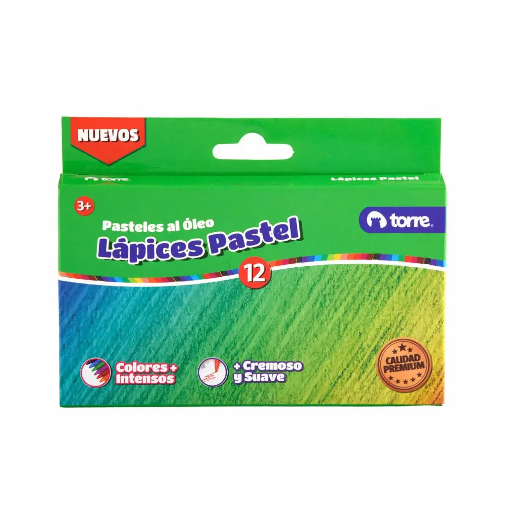 [kit-4785] Caja 12 unidades Lápices pastel 12 colores - Torre / 28287