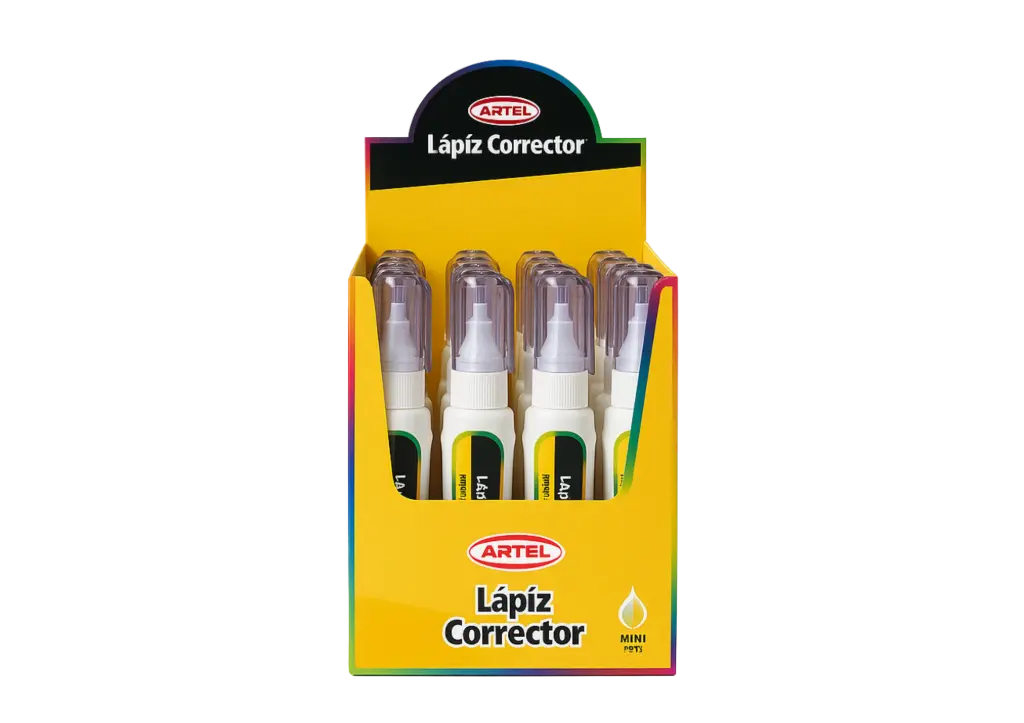 [kit-864] Caja 12 unidades Mini lápiz corrector 4ml - Artel