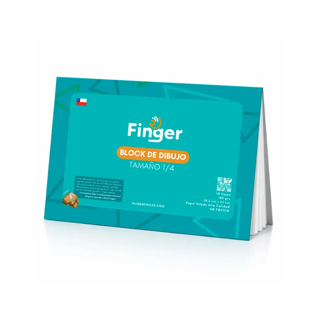 Caja 20 unidades block dibujo 99 1/4 180g - Finger / AACL10