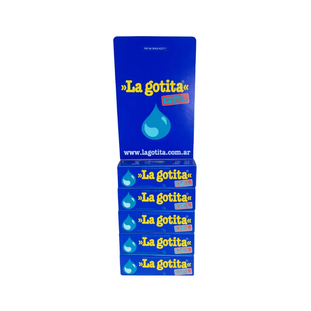 [kit-4331] Caja 6 unidades Adhesivo gel poxipol 3g - La Gotita