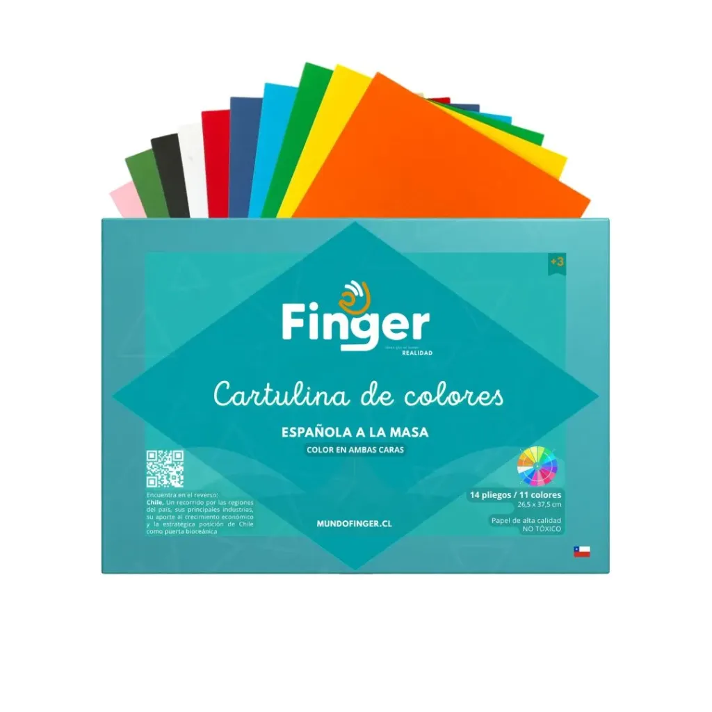 [kit-4804] Caja 25 unidades Block cartulina española - Finger / AASH0101