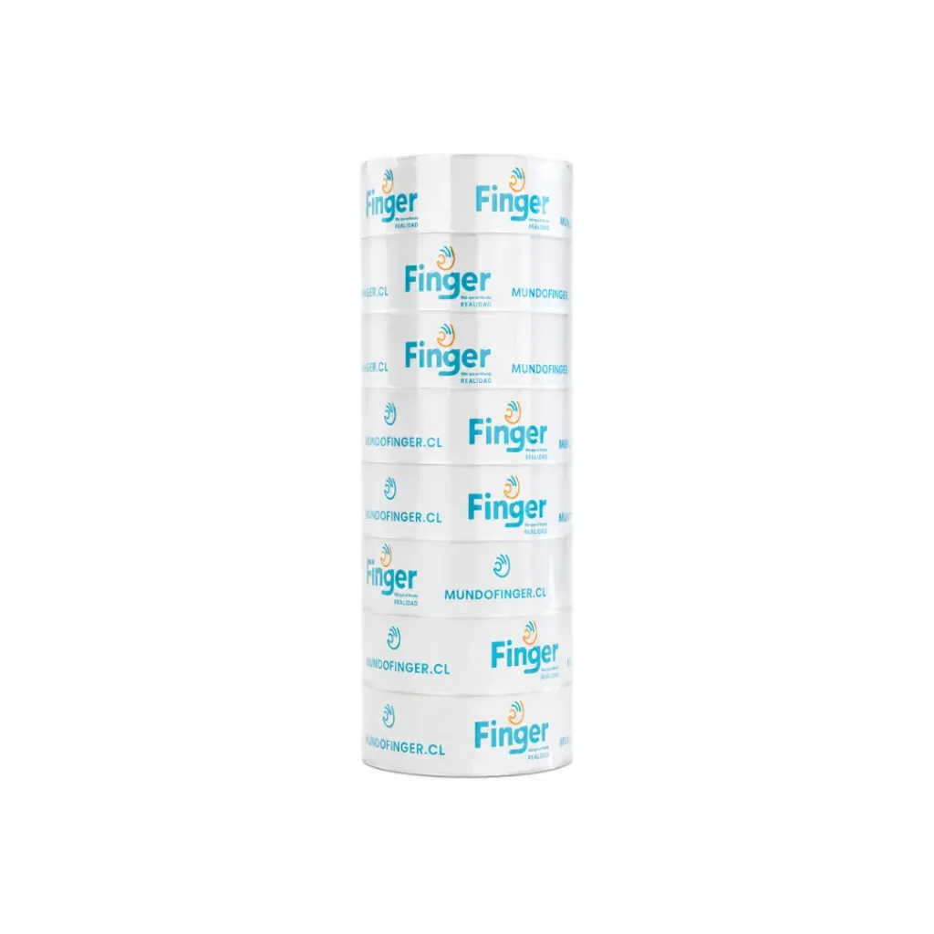[kit-2014] Caja 8 unidades Cinta adhesiva transparente 3/4"x20m - Finger / AA4640