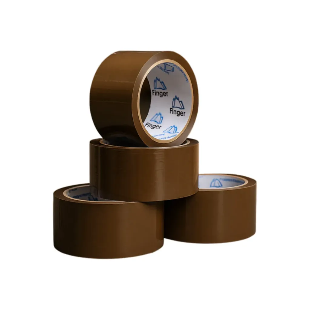 [kit-114] Caja 5 unidades Cinta de embalaje café 2"x40m - Finger / AA4636-2