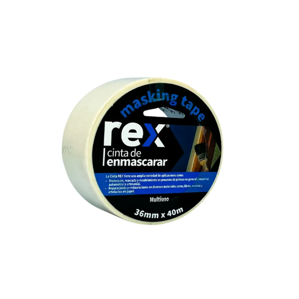 [kit-3601] Caja 48 unidades Cinta masking 36mm 40mts - Rex
