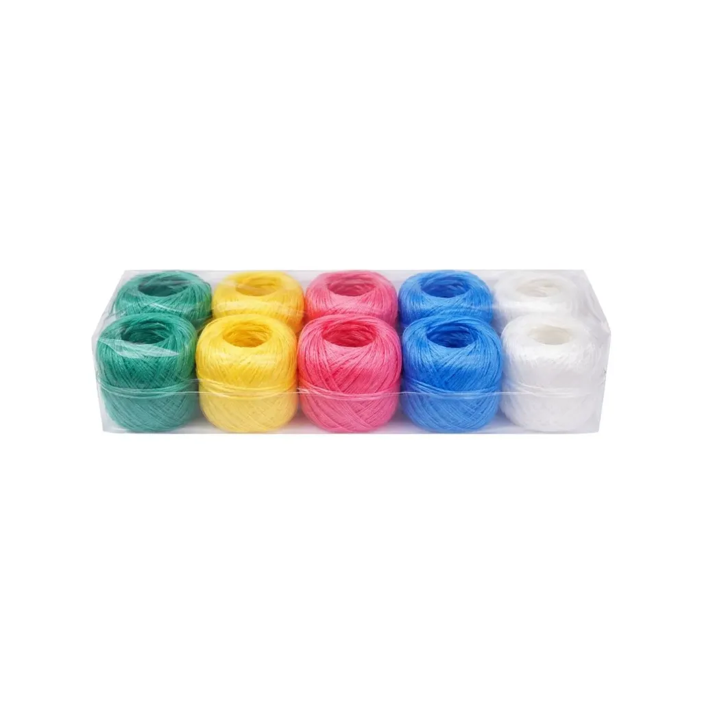 [kit-2043] Pack 10 unidades Manualidades pitilla plástica rollos 80gr - Aladdin