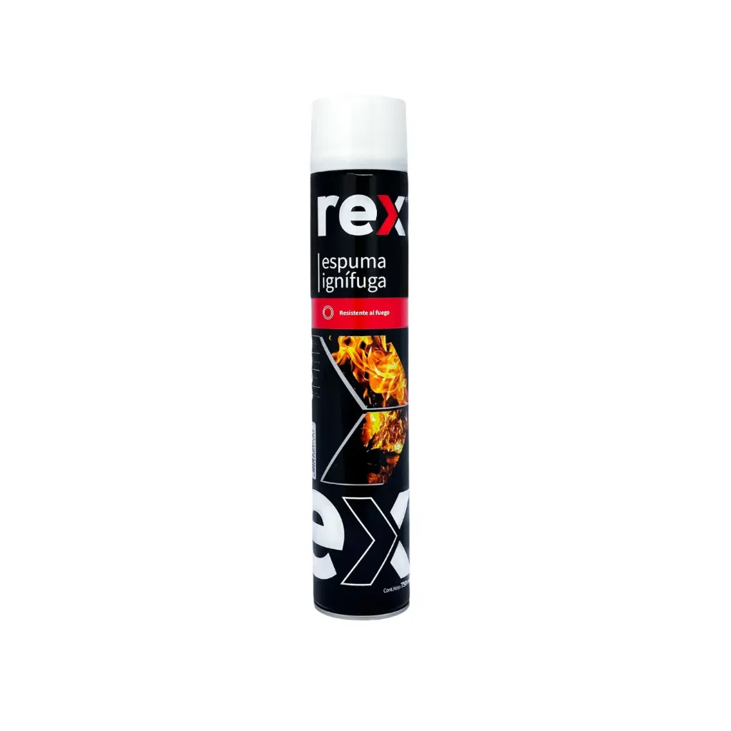 [kit-4881] Caja 12 unidades espuma ignifuga para pistola 750ml - Rex / 30449