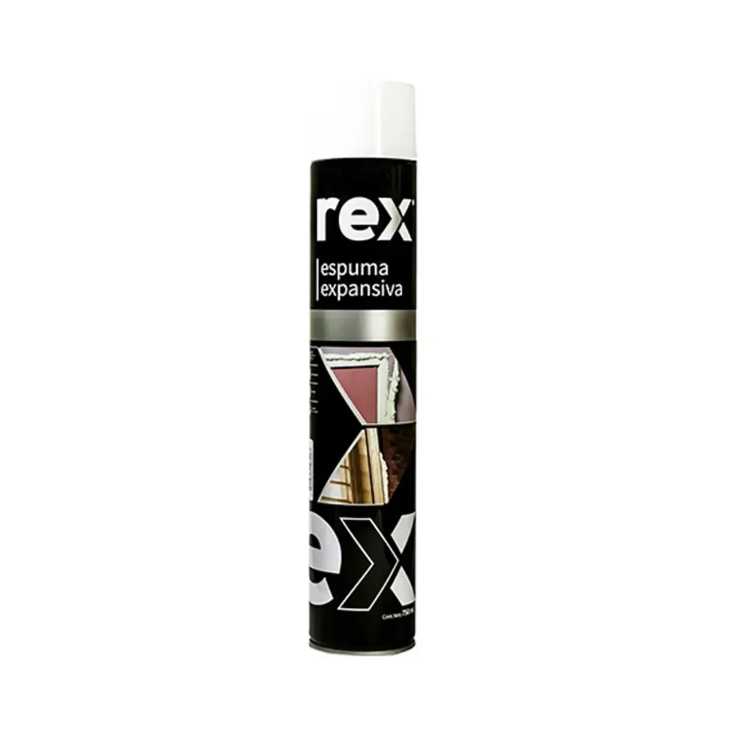[kit-4689] Caja 12 unidades Espuma poliuretano expansiva con aplicador 750cc - Rex / 30450