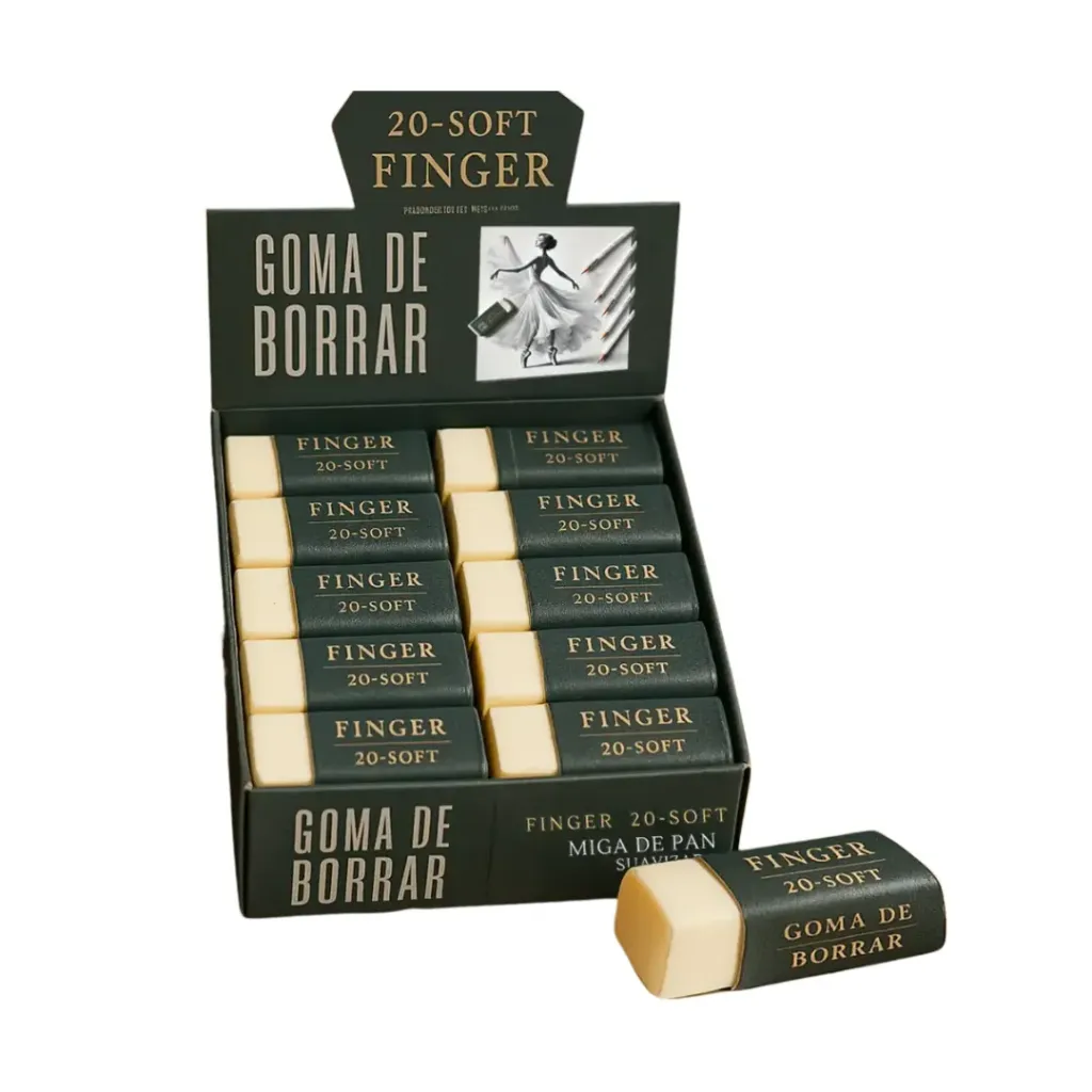 [kit-4900] Caja 20 unidades Goma de borrar S20- Finger / AA5000