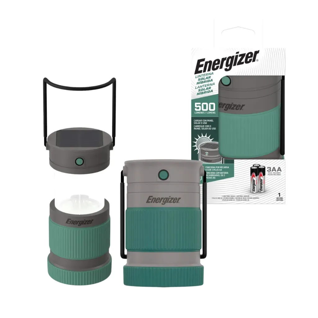 Caja 4 unidades linterna solar híbrida 500 lúmenes - Energizer