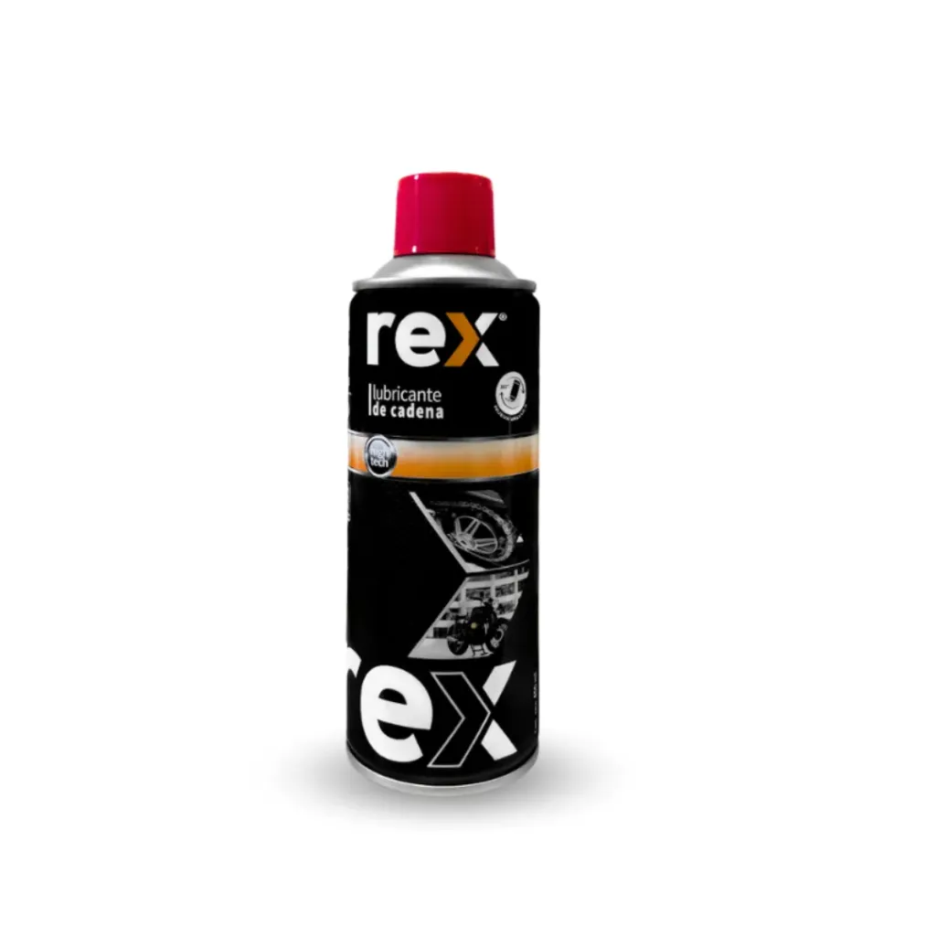Caja 12 unidades lubricante spray de cadena 400 ml - Rex / 30102