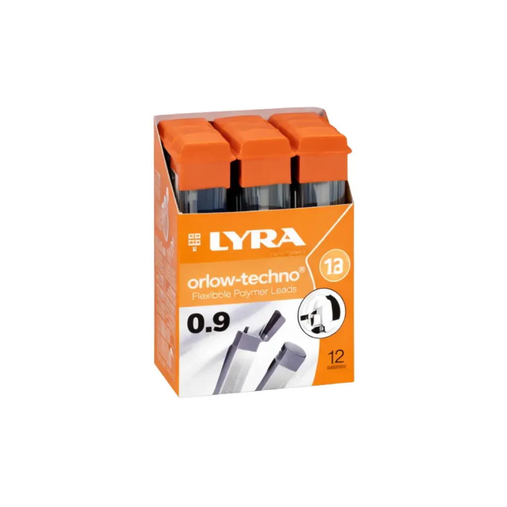 Caja 12 unidades Mina de repuesto 0.9mm HB - Lyra