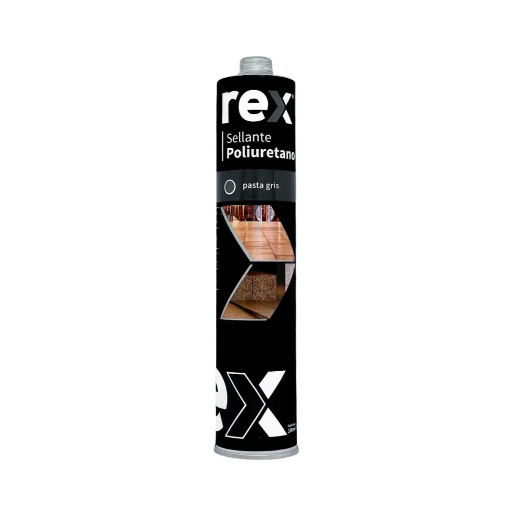 [kit-4140] Caja 12 unidades Sellante tubo poliuretano gris 310cc - Rex / 30209