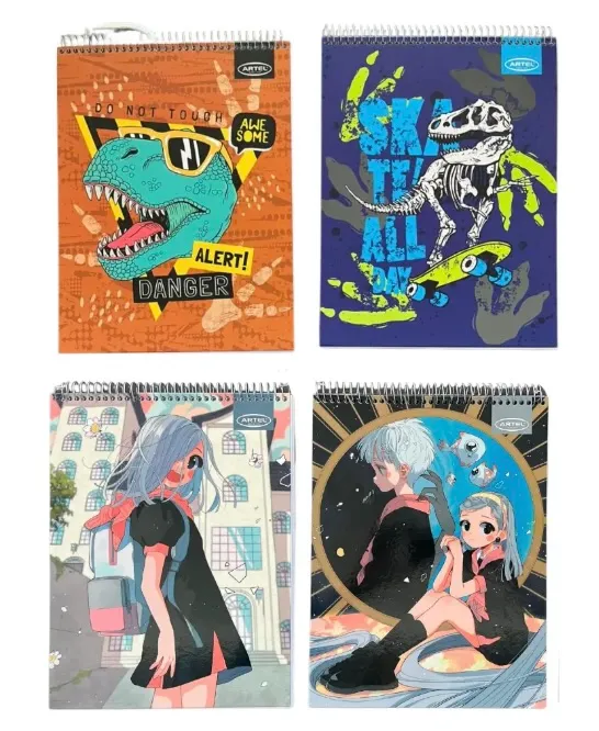 Pack 6 unidades BLOCK CARTA CROQUERA 80 H DISEÑO - ARTEL