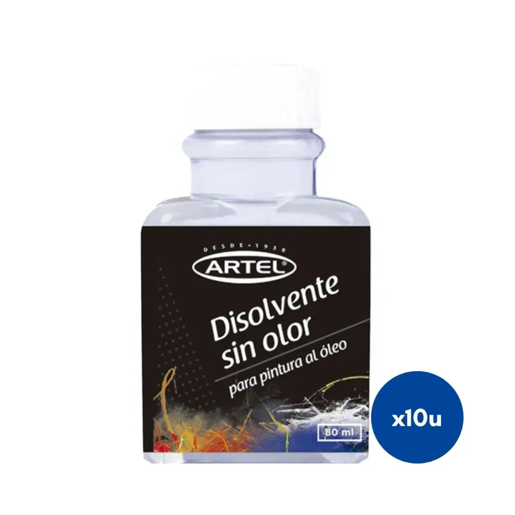 Caja 10 unidades disolvente sin olor 80ml - Artel