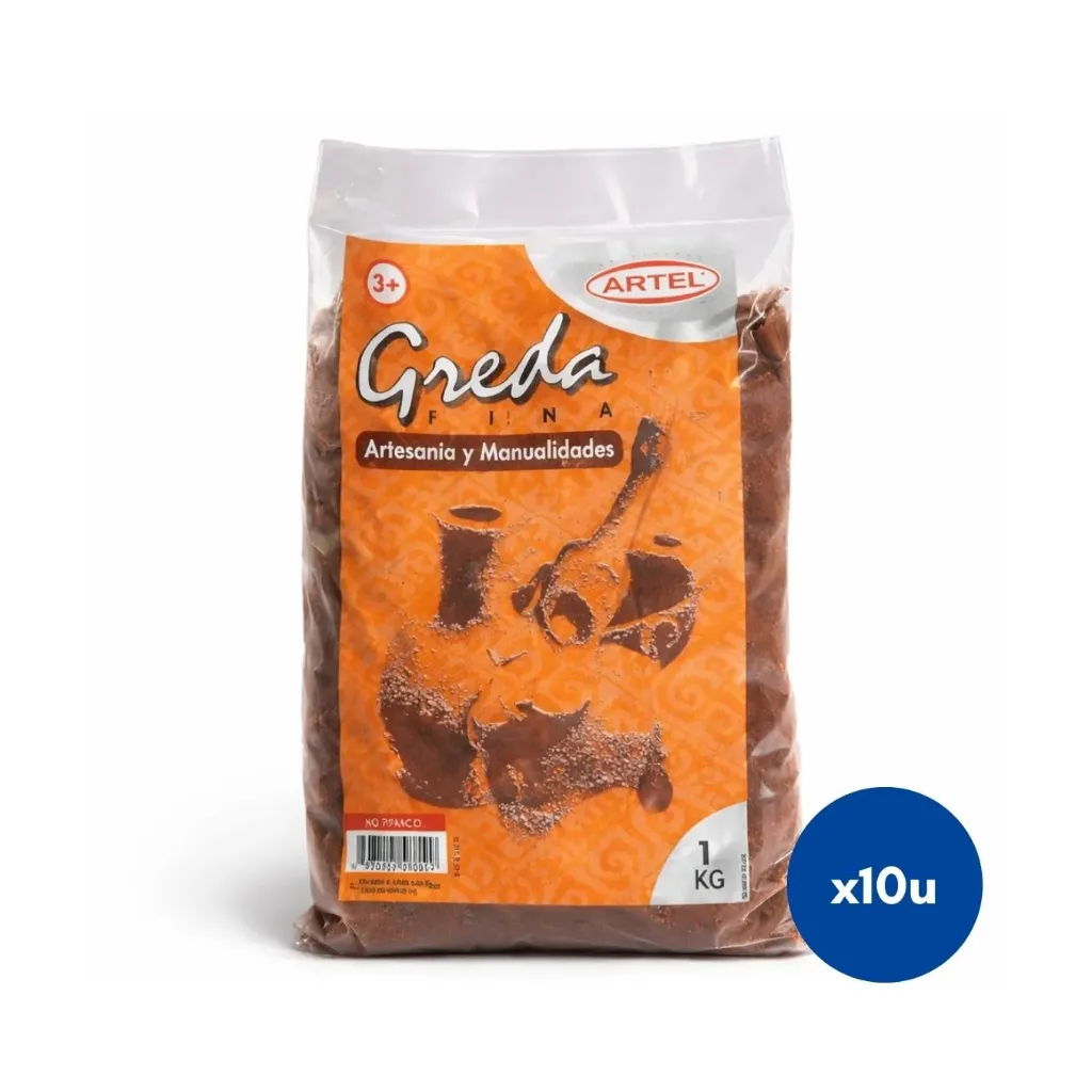 Caja 10 unidades Greda 750gr - Artel