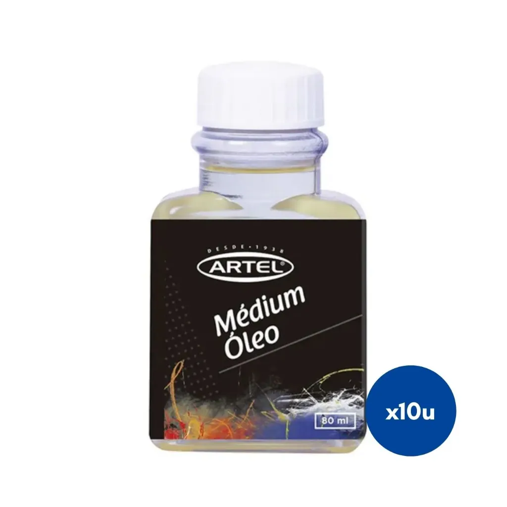 [kit-4624] Caja 10 unidades Medium para pintura óleo 80ml - Artel