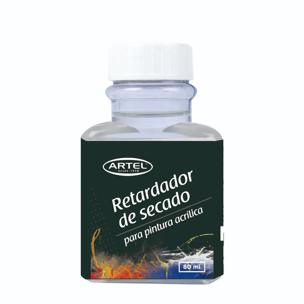 [kit-4636] Caja 10 unidades Retardante secado pintura acrílica 80ml - Artel