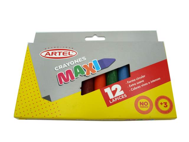 Caja 20 unidades Set lápiz de cera grueso - Artel (copia)