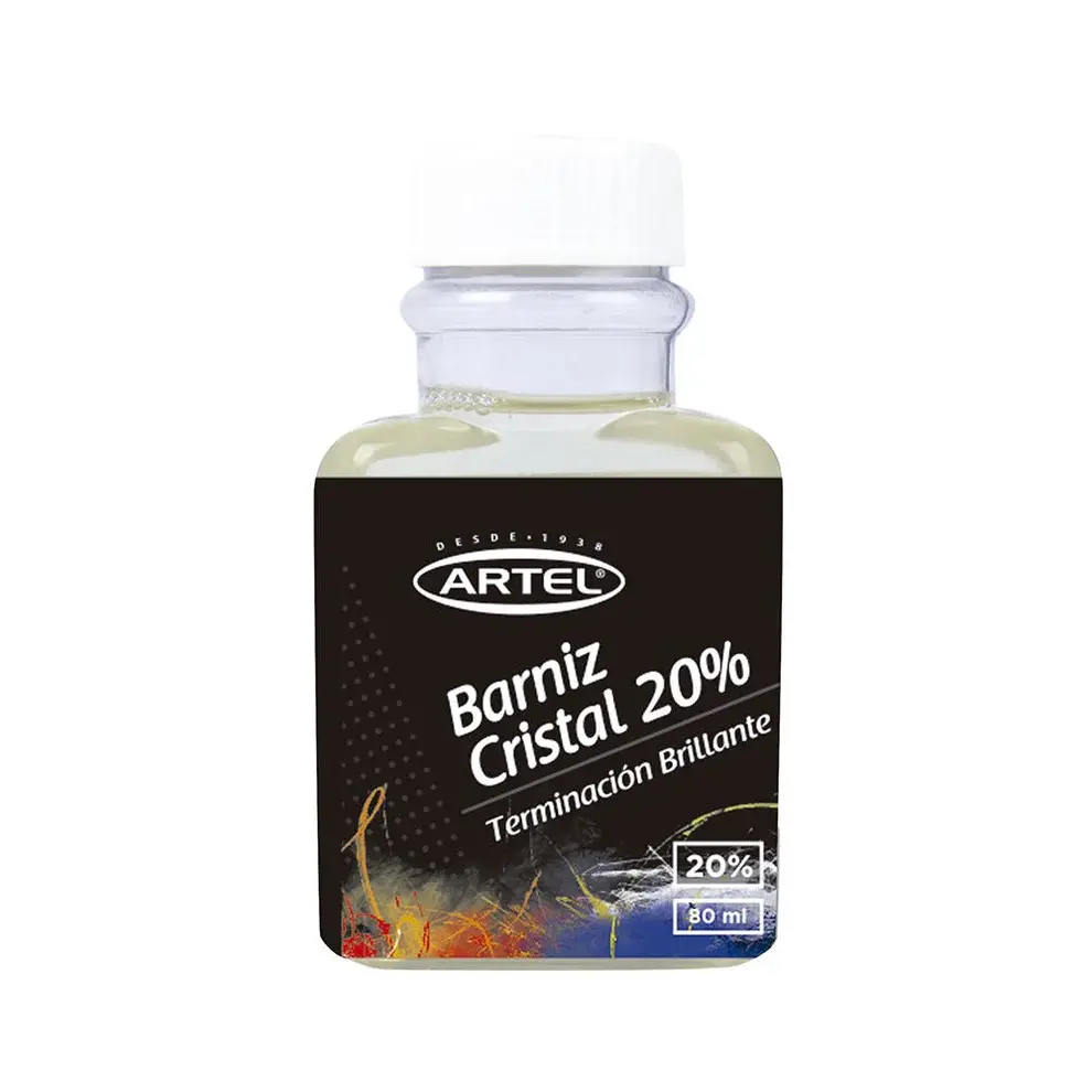 Caja 10 unidades Barniz cristal 20% 80 ml - Artel
