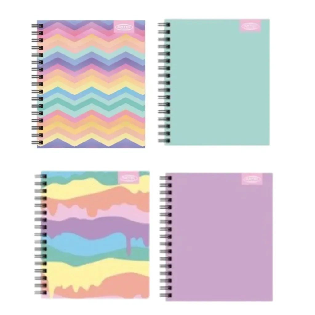 [kit-4358] Pack 8 unidades Cuaderno book 120 hojas 7mm - Artel
