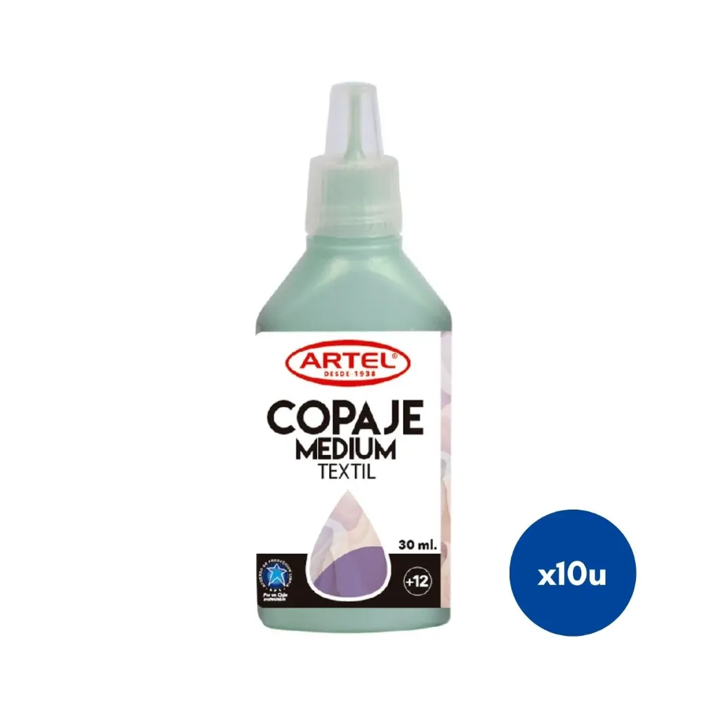 Caja 10 unidades Copaje medium textil - Artel