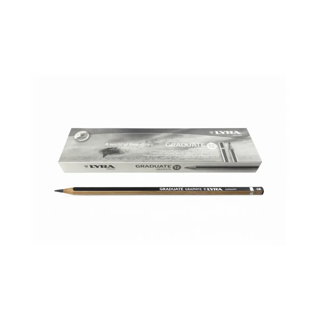 [kit-4752] Caja 12 unidades Lápiz/grafit técnico graduate 6B - Rowney