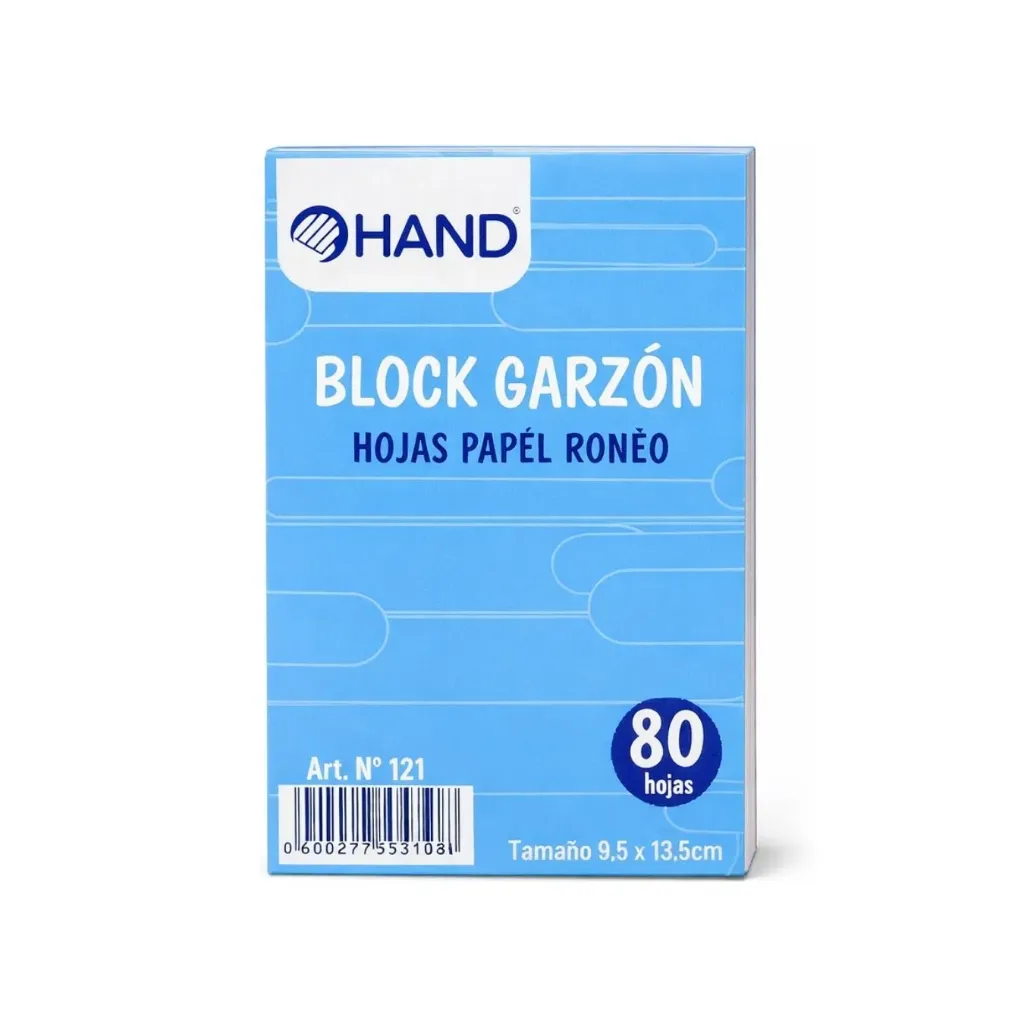 Pack 40 unidades BLOCK GARZÓN 1/64 80 HJS BLANCA - HAND