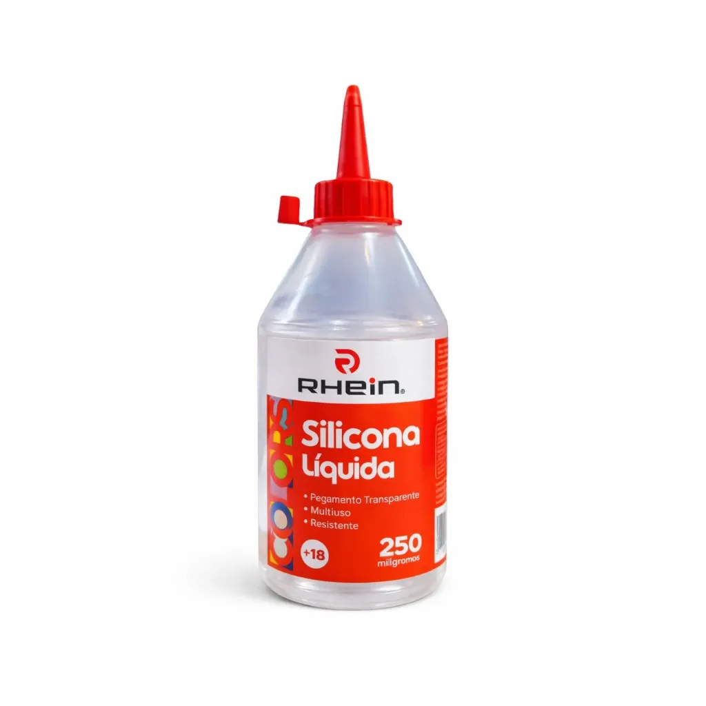 Caja 12 unidades Adhesivo silicona líquida 100cc - Rhein / 553339