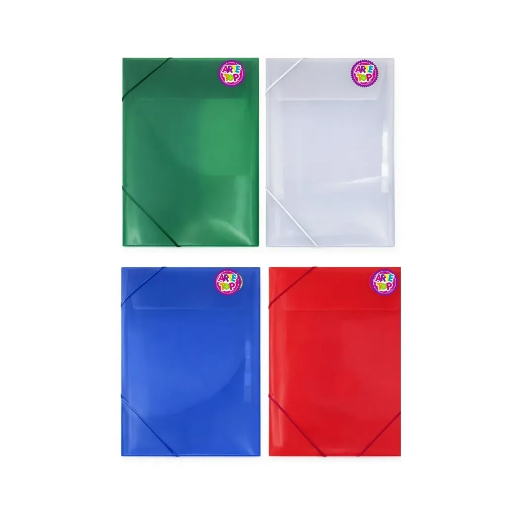 [kit-997-rojo] Pack 10 unidades Carpetas archiv elast c/clip elástico - Aladdin / 997 (rojo)