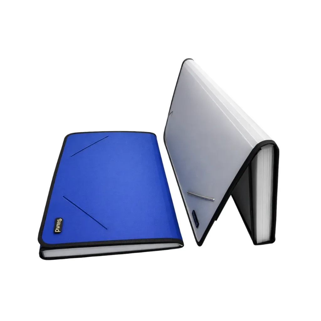 [kit-77] Caja 15 unidades Carpetas plástica c/fuelle oficio 12 div  - Hand / 1820- 4302 FC