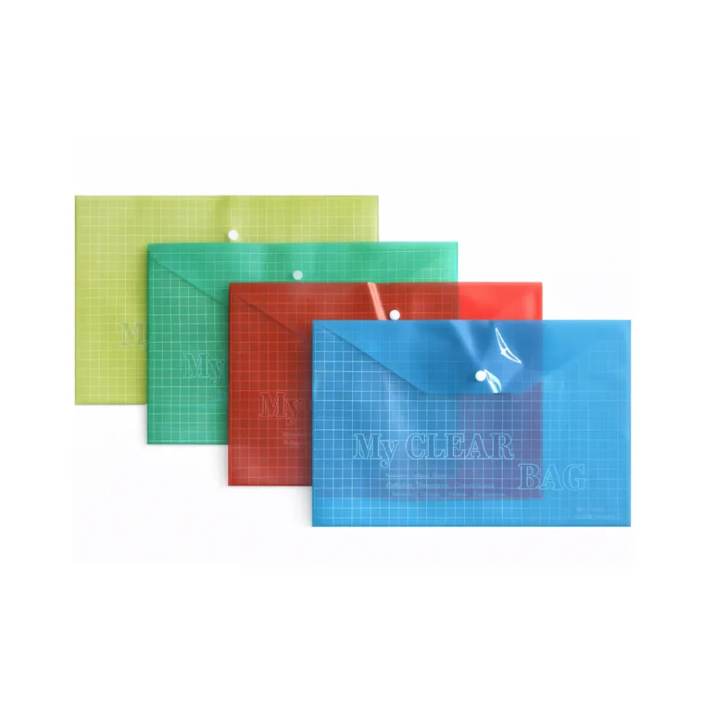 [kit-785] Pack 12 unidades Carpeta oficio sobre plástico - Finger / AA0854