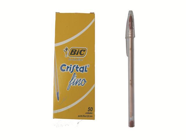 Caja 50 unidades Lápiz pasta punta fina rojo - Bic